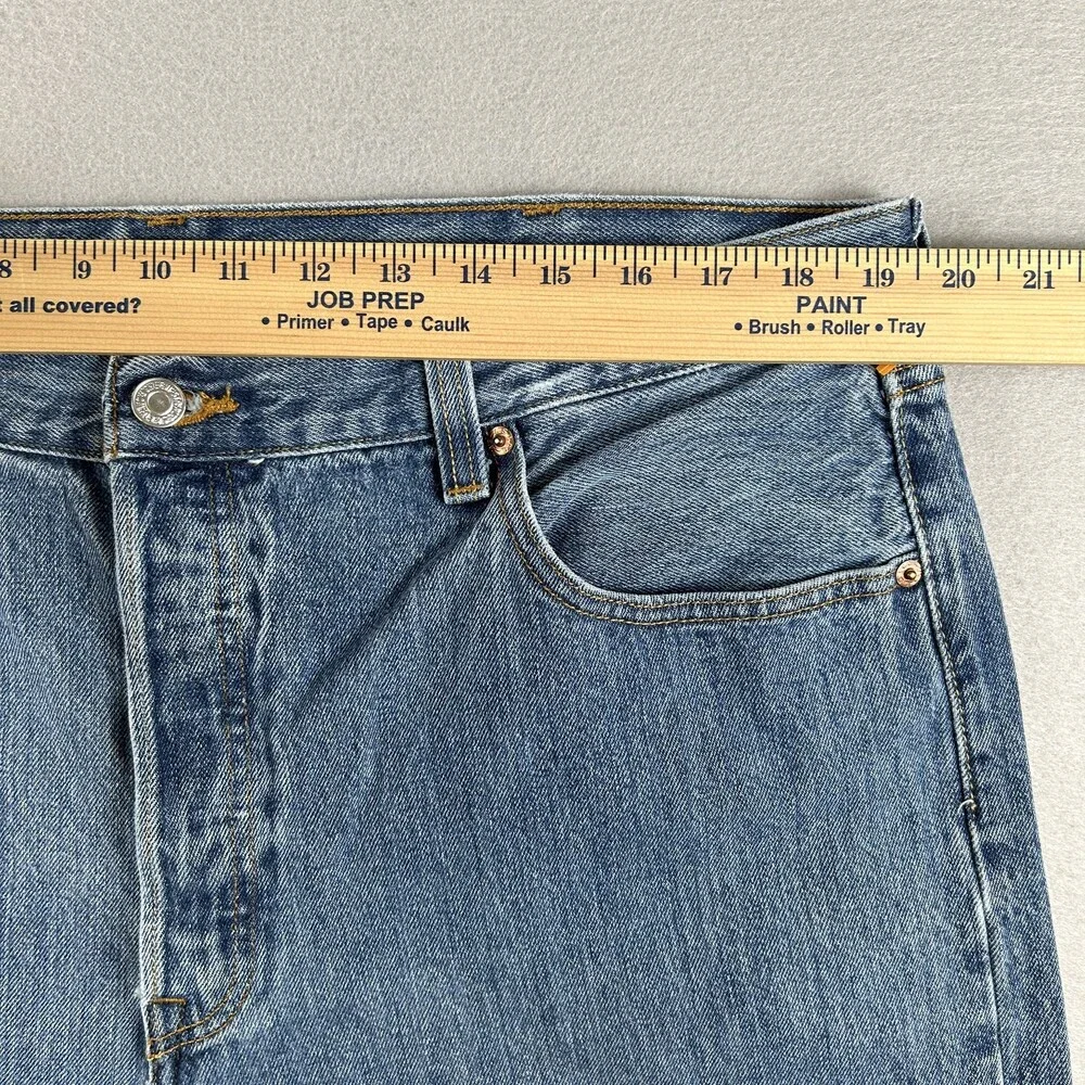 Levis 501 Jeans Mens 40x30 Straight Leg Denim Button Fly Classic Vintage